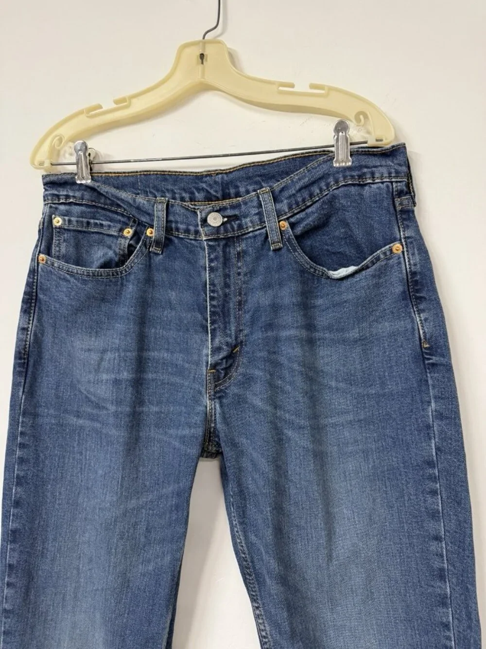 Levis 511 Jeans 34x34 fits 34x33) Men’s Blue Denim Slim Fit Straight Medium Wash
